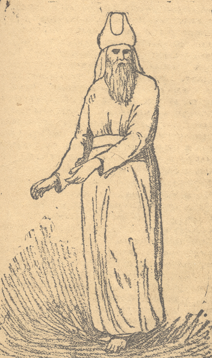 Священик у льняних шатах